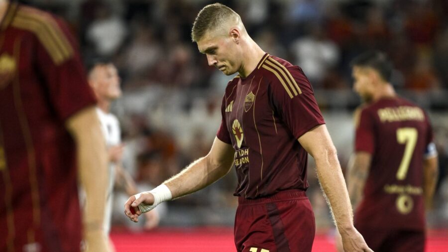 Roma. brutta tegola per De Rossi infortunato Dovbyk