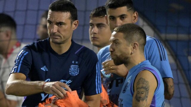 Scaloni e Gomez