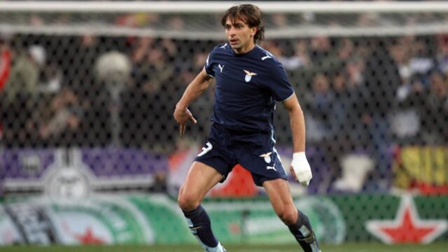 Sebastiano Siviglia con la maglia della Lazio