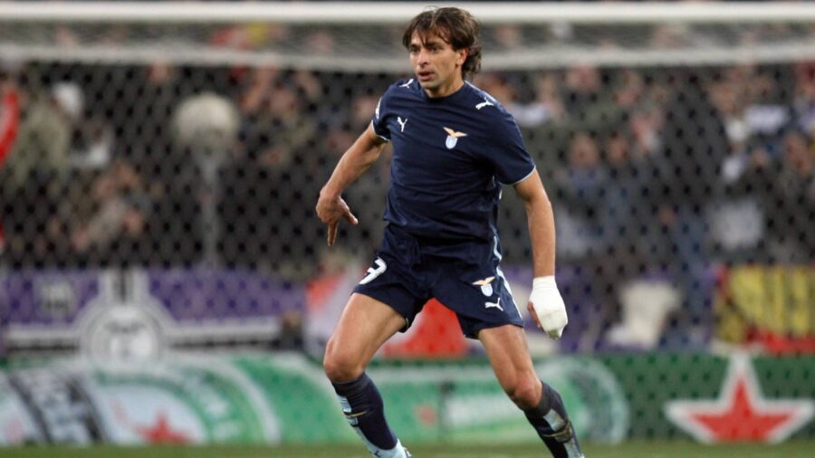 Sebastiano Siviglia con la maglia della Lazio