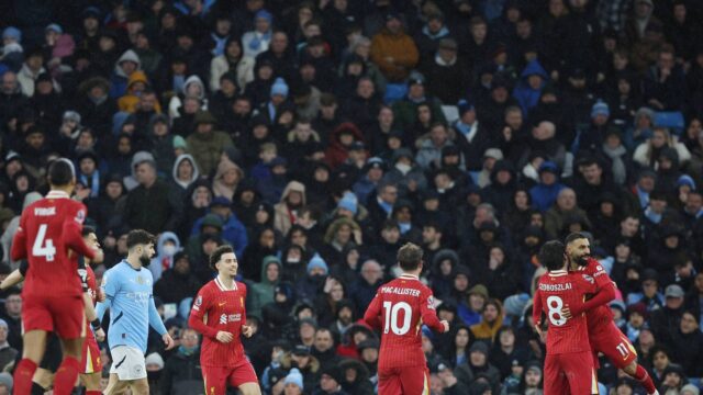 Tifoso del Liverpool scoperto nel settore del Manchester City