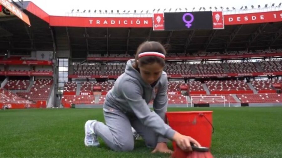 Video Sporting Gijon festa della donna
