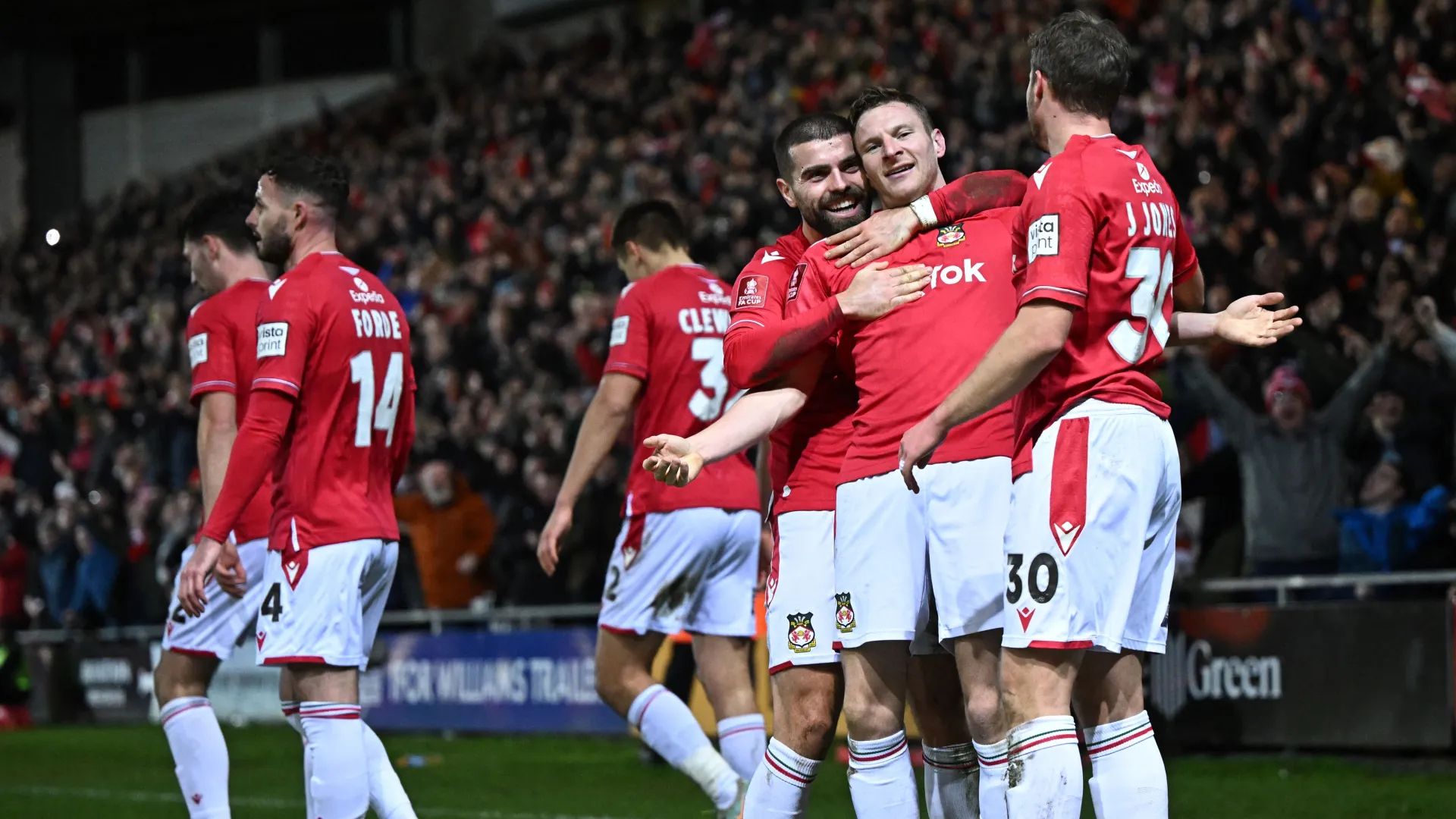 I giocatori del Wrexham di Ryan Reynolds