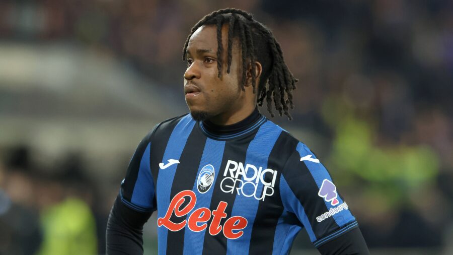 Ademola lookman atalanta serie a 2024 25 atalanta vs inter 0 2 16 03 2025 azione action single shot close up serie a 2024 25 atalanta inter 0 2jpg