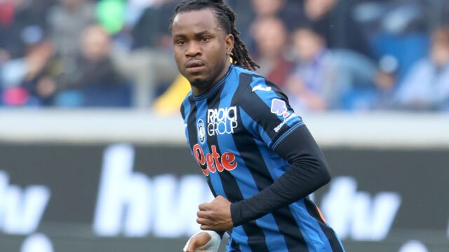 Ademola lookman atalanta serie a 2024 25 atalanta vs lazio 1 0 06 04 2025 azione action single shot close up serie a 2024 25 atalanta lazio 1 0jpg