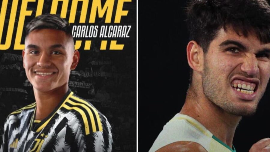 Alcaraz juventus tennista risposta