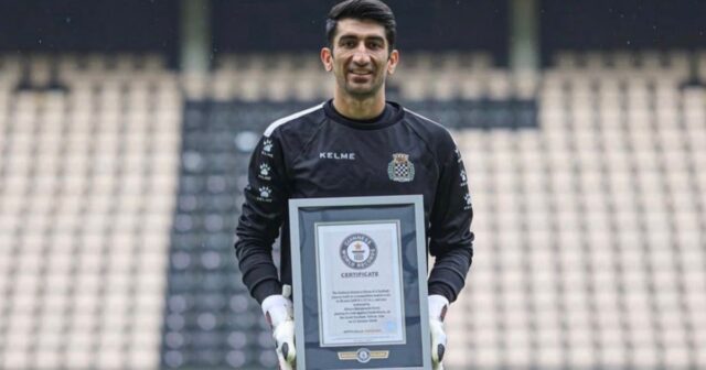 Alireza beiranvand guiness world record