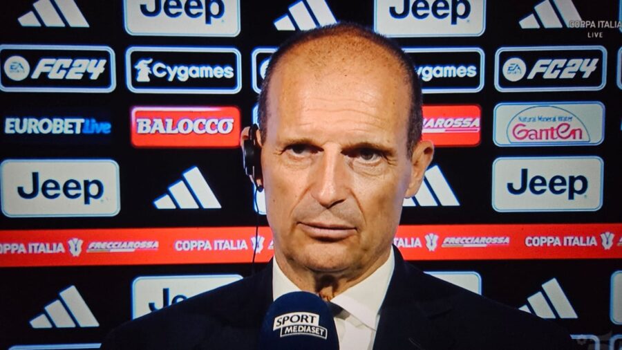 Allegri dopo juve lazio di coppa italia