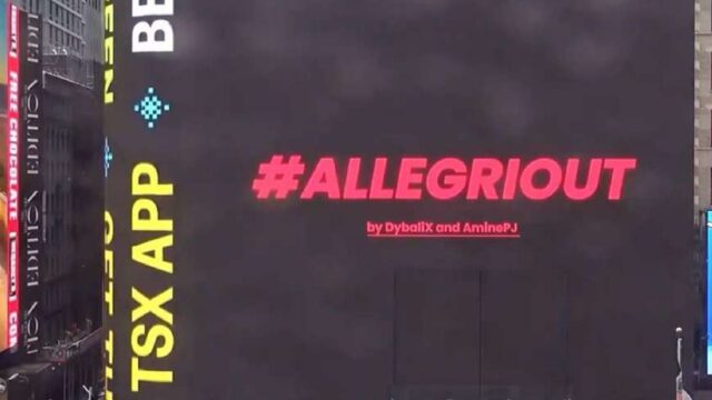 Allegri out times square