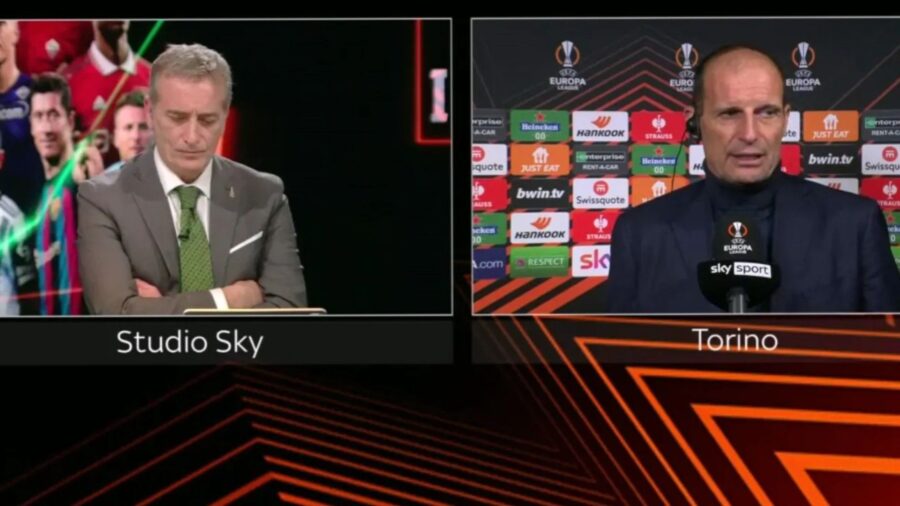 Allegri sbotta a sky sport dopo juve nantes