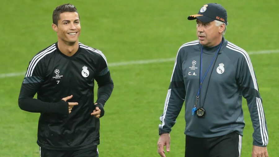 Ancelotti parla di messi e cr7