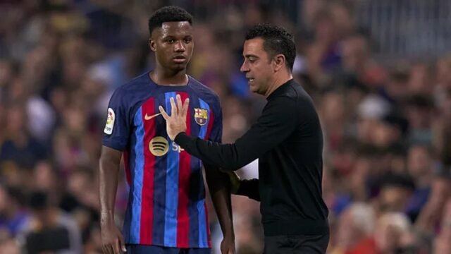 Ansu fati xavi