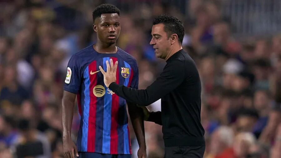 Ansu fati xavi