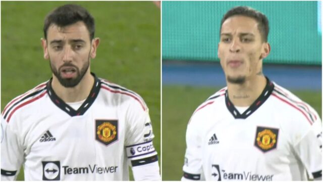 Antony e bruno fernandes united