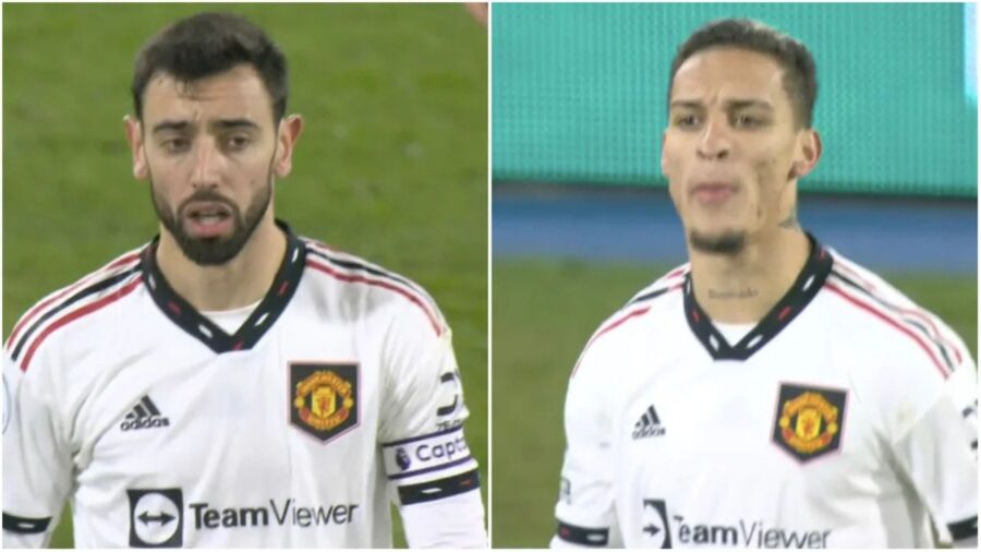 Antony e bruno fernandes united