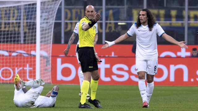 Arbitro fabbri guendouzi inter lazio