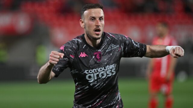 Ardian ismajli serie a 2024 25 monza empoli 1 3 esultanza jubel joy celebration single shot serie a 2024 25 monza empoli 1 3jpg