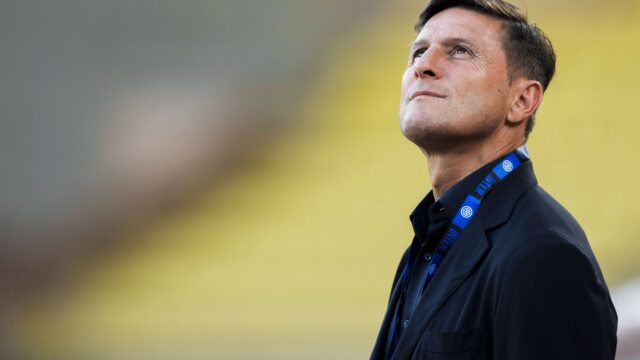 As monaco v fc internazionale friendly javier zanetti looks on prior to the friendly football match between as monaco and fc internazionale monaco monaco copyright xnicolxcampoxjpg