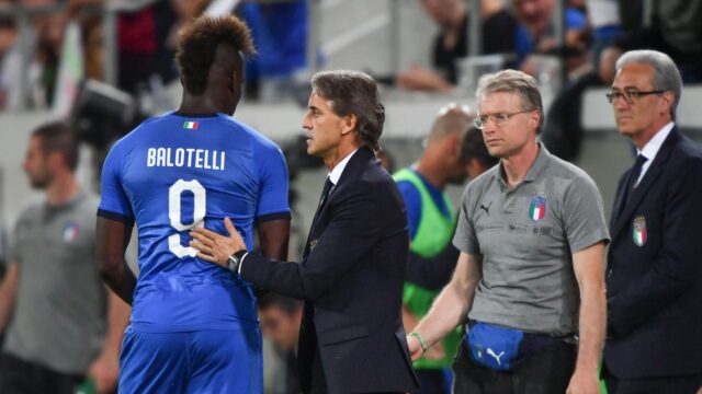 Balotelli e mancini
