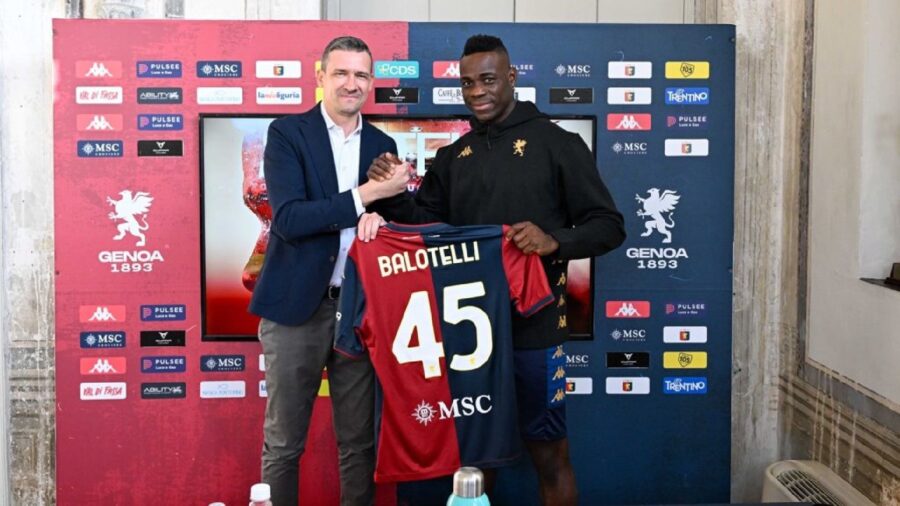 Balotelli genoa presentazione