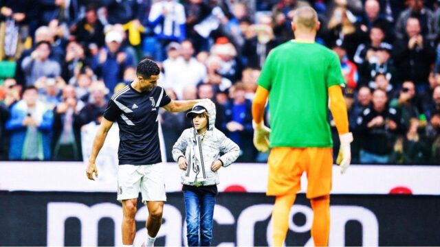 Bambino per cristiano ronaldo