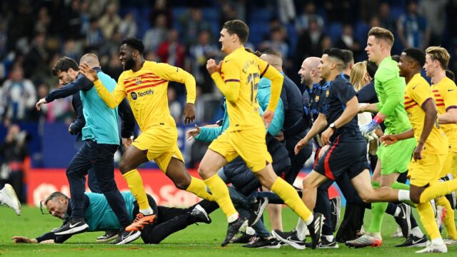 Barcellona espanyol invasione campo