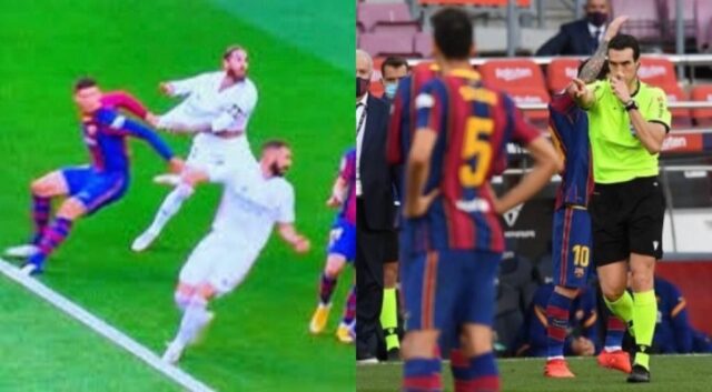 Barcellona real rigore ramos