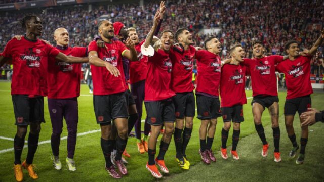 Bayer leverkusen roma festeggiamenti
