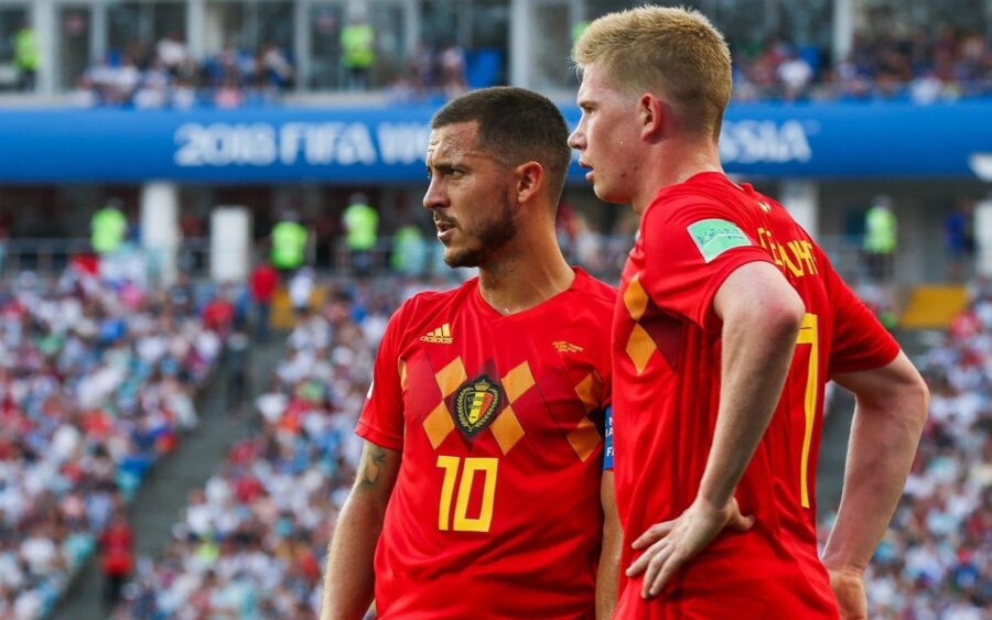 Belgio de bruyne hazard