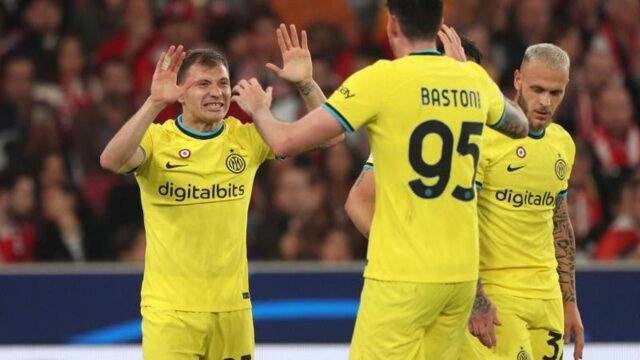 Benfica inter barella bastoni