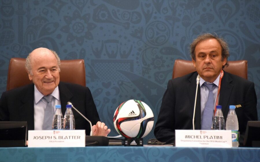 Blatter e platini a processo