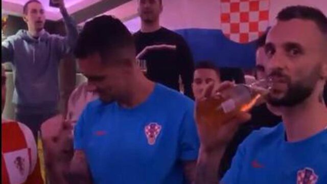 Brozovic e lovren nel video incriminato