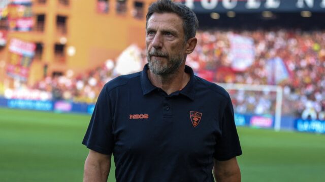 Calcio serie a genoa cfc vs us lecce serie a day 1 23 08 2023 genova stadio ferraris genoa lecce in the photo mister eusebio di francesco genoa italy copyright xipaxsport abacaxjpg