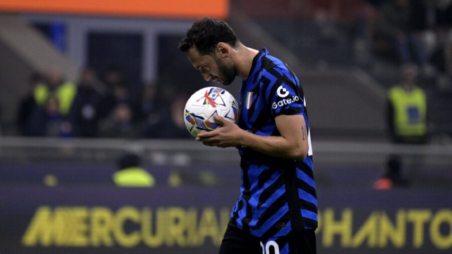 Calhanoglu inter napoli rigore