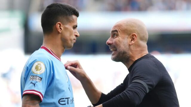 Cancelo sfogo guardiola manchester city