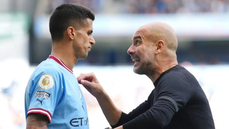 Cancelo sfogo guardiola manchester city