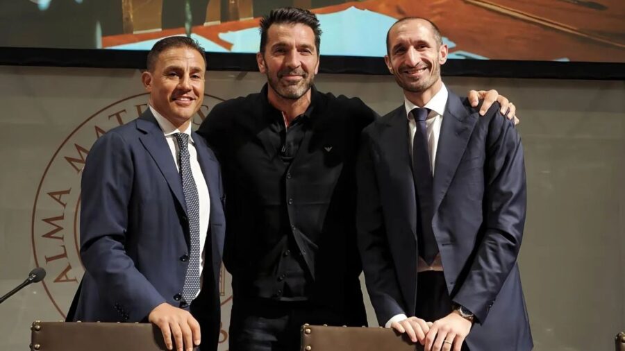 Cannavaro buffon e chiellini agli stati generali del calcio a bologna