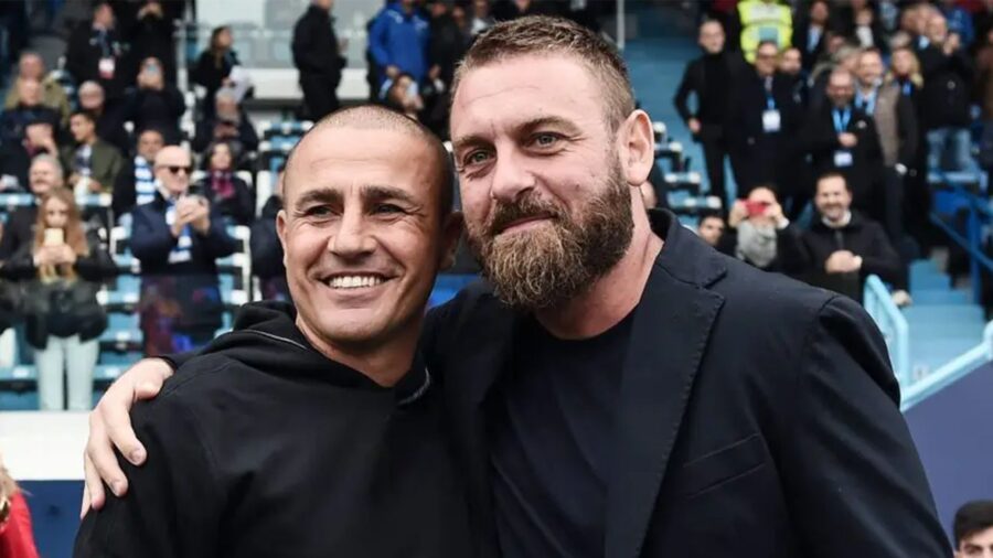 Cannavaro e de rossi si sfidano in udinese e roma