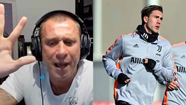 Cassano su vlahovic