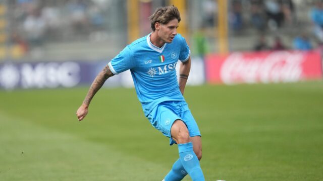 Castel di sangro italy alessandro zanoli of ssc napoli during the pre season friendly match between ssc napoli and casertana in castel di sangro italy copyright xfotoagenziaxjpg