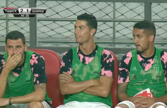 Cesinha esulta alla cr7