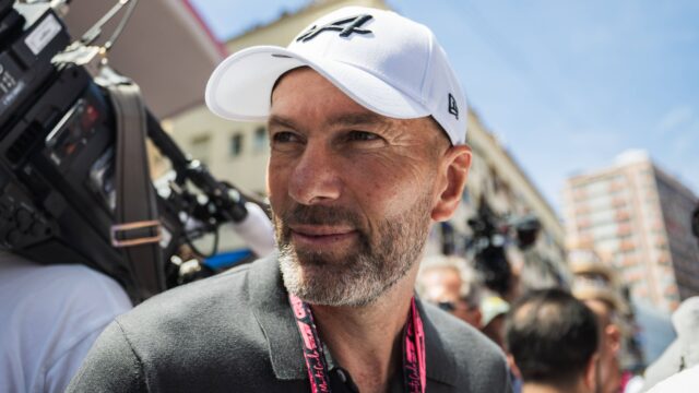 Circuit de monaco monte carlo monaco 25may2025 zinedine yazid zidane of france and former footballer during formula one monaco grand prix 291865135jpg