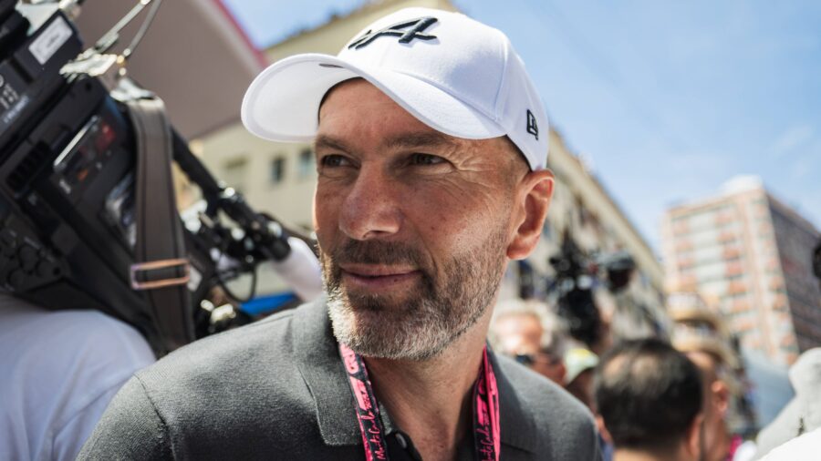 Circuit de monaco monte carlo monaco 25may2025 zinedine yazid zidane of france and former footballer during formula one monaco grand prix 291865135jpg