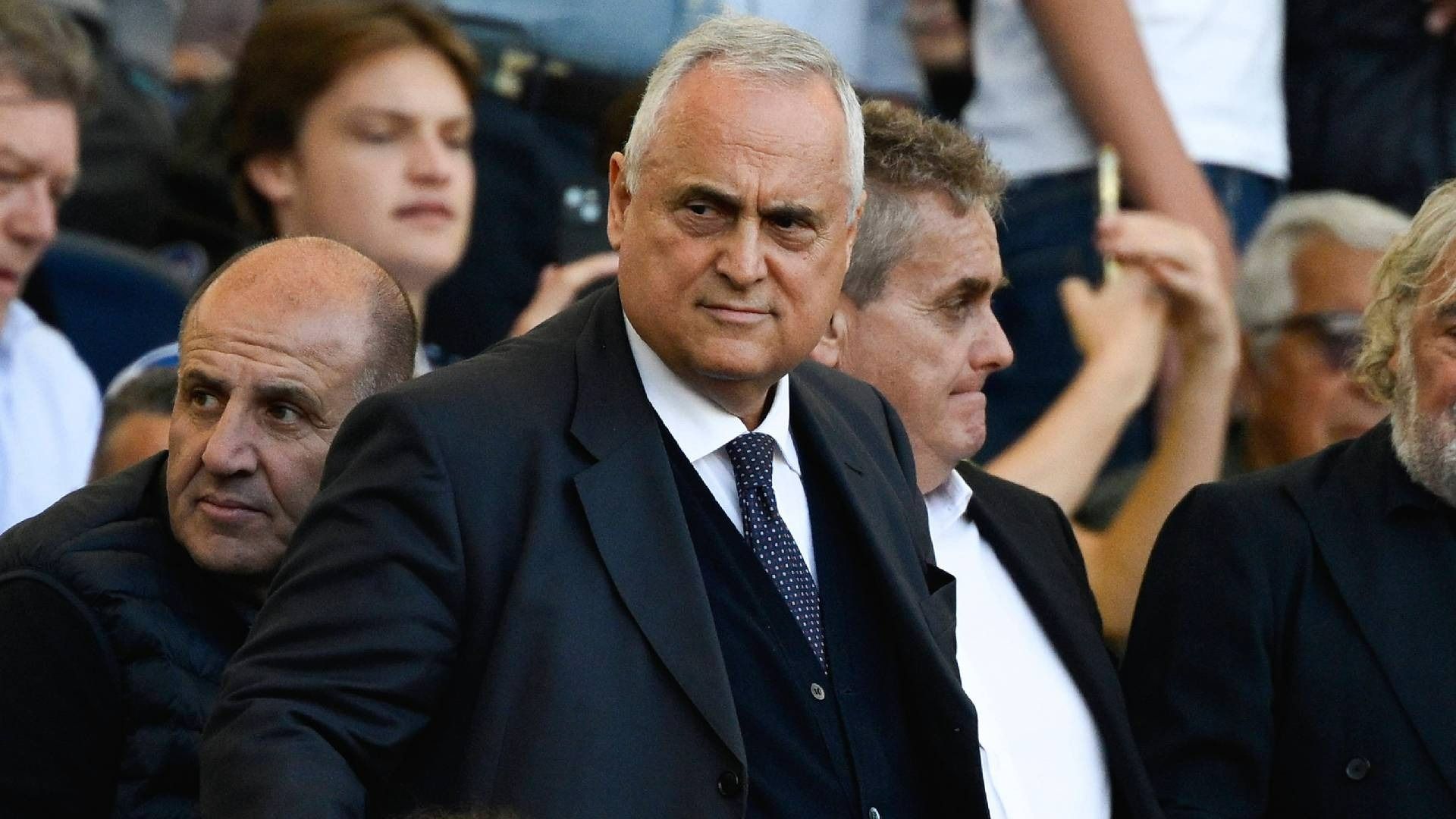 Claudio Lotito presidente della Lazio