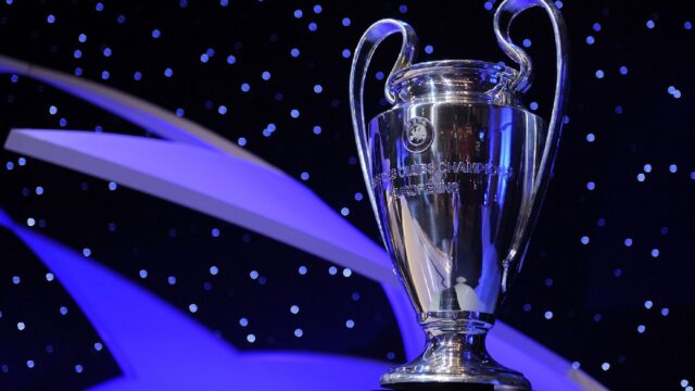 Coppa champions league trofeo