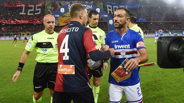 Criscito quagliarella derby di genova