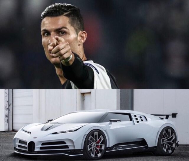 Cristiano ronaldo bugatti