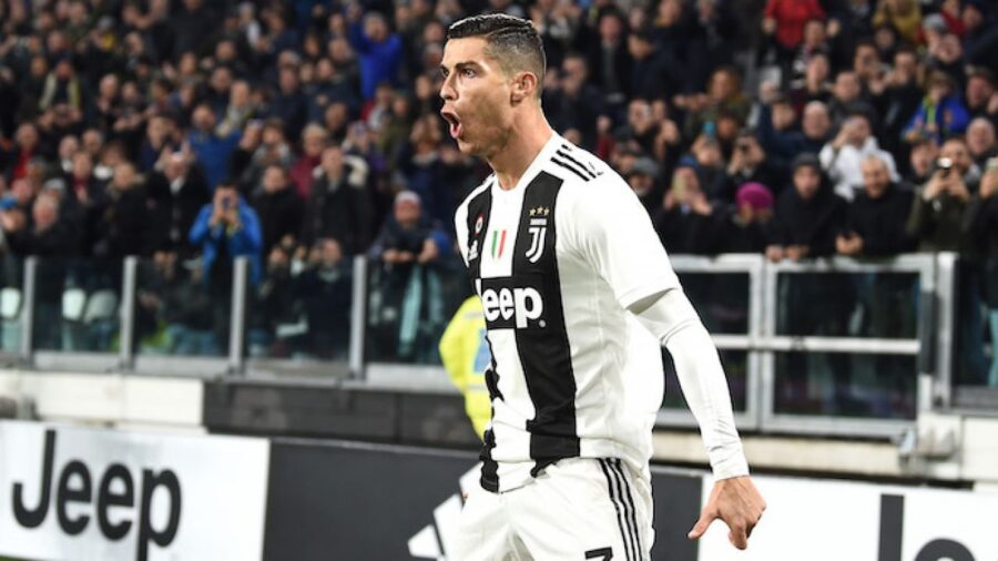 Cristiano ronaldo e la sua esultanza