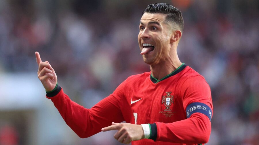 Cristiano ronaldo gesto antisportivo contro la repubblica ceca
