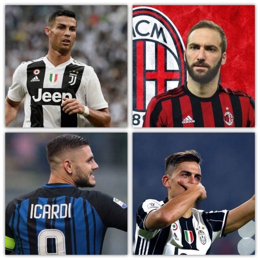 Cristiano ronaldo higuain icardi dybalaa